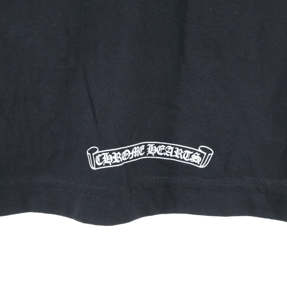 CHROME HEARTS(クロムハーツ) CH T-SHIRT ネックロゴ 半袖Tシャツ ブラック