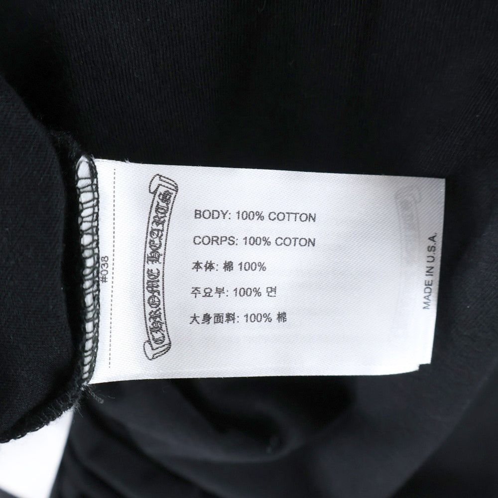 CHROME HEARTS(クロムハーツ) CH T-SHIRT ネックロゴ 半袖Tシャツ ブラック