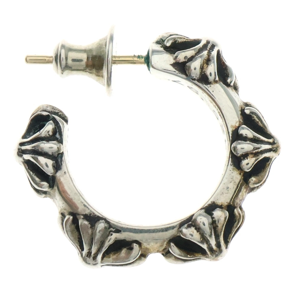 CHROME HEARTS(クロムハーツ) HOOP CROSS クロスバンド フープピアス シルバー BCA100