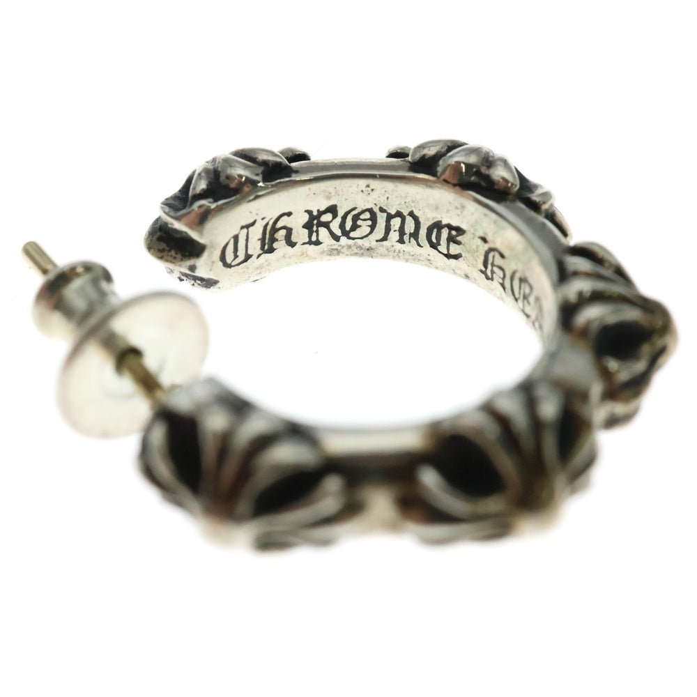 CHROME HEARTS(クロムハーツ) HOOP CROSS クロスバンド フープピアス シルバー BCA100