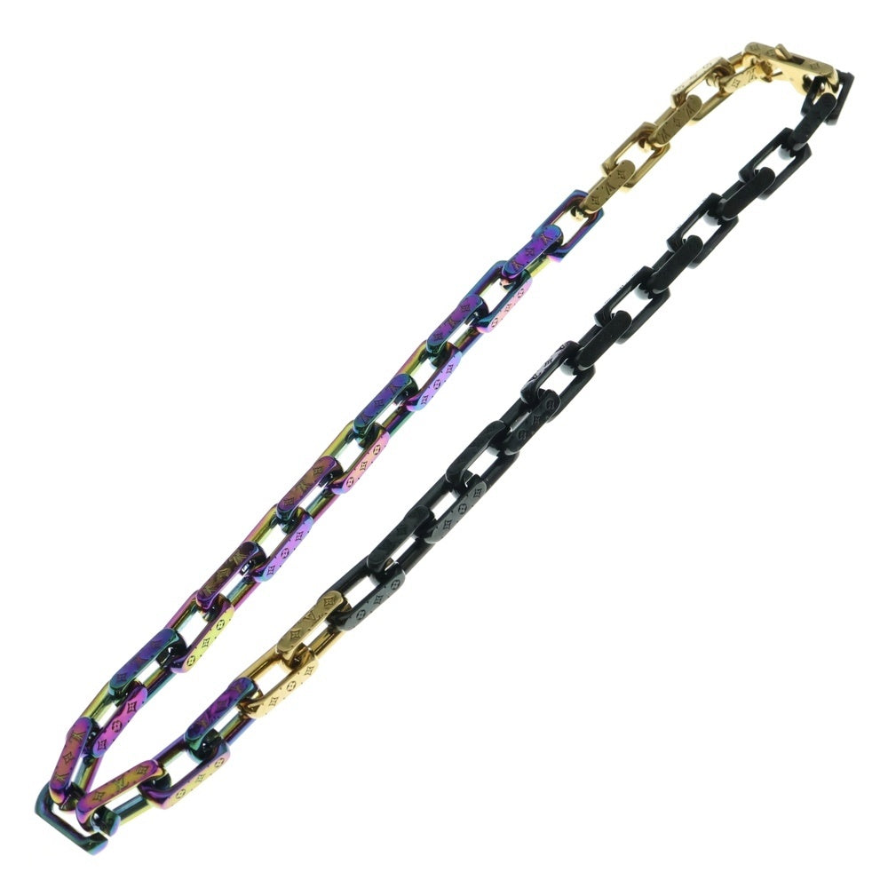 LOUIS VUITTON(ルイヴィトン) コリエ チェーン モノグラム ネックレス マルチカラー M68241