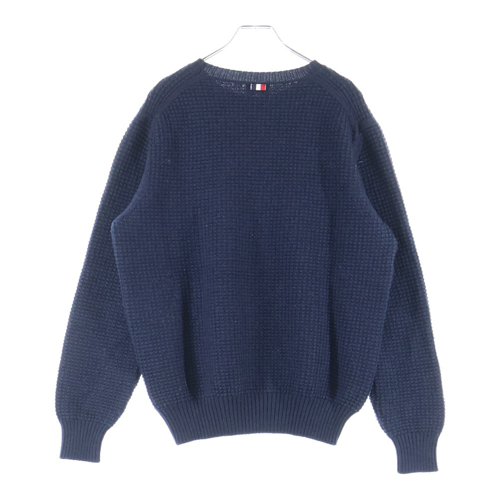 MONCLER(モンクレール) ラインデザイン サーマル ニット ネイビー