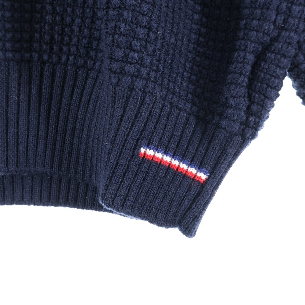MONCLER(モンクレール) ラインデザイン サーマル ニット ネイビー