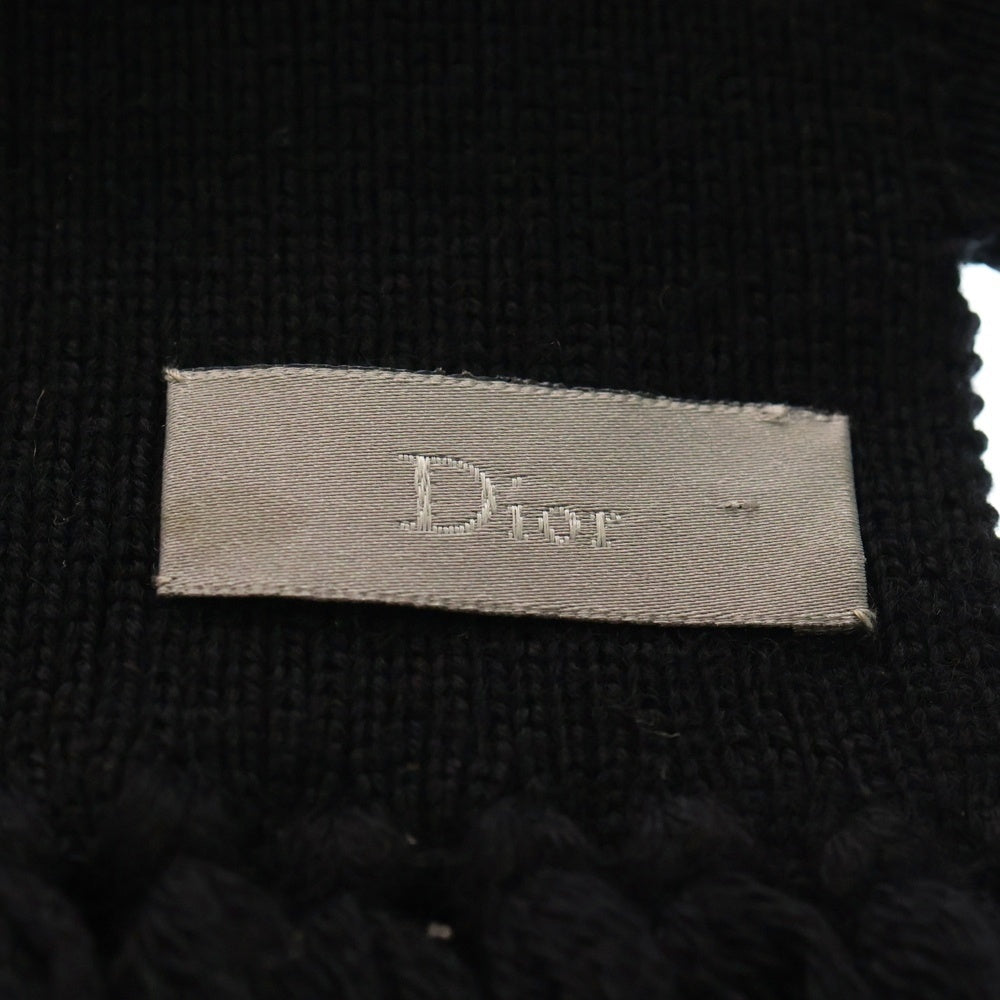 Dior HOMME(ディオールオム) フリンジマフラー ブラック