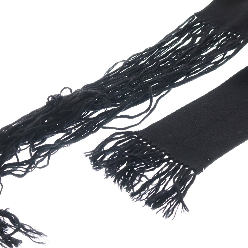 Dior HOMME(ディオールオム) フリンジマフラー ブラック