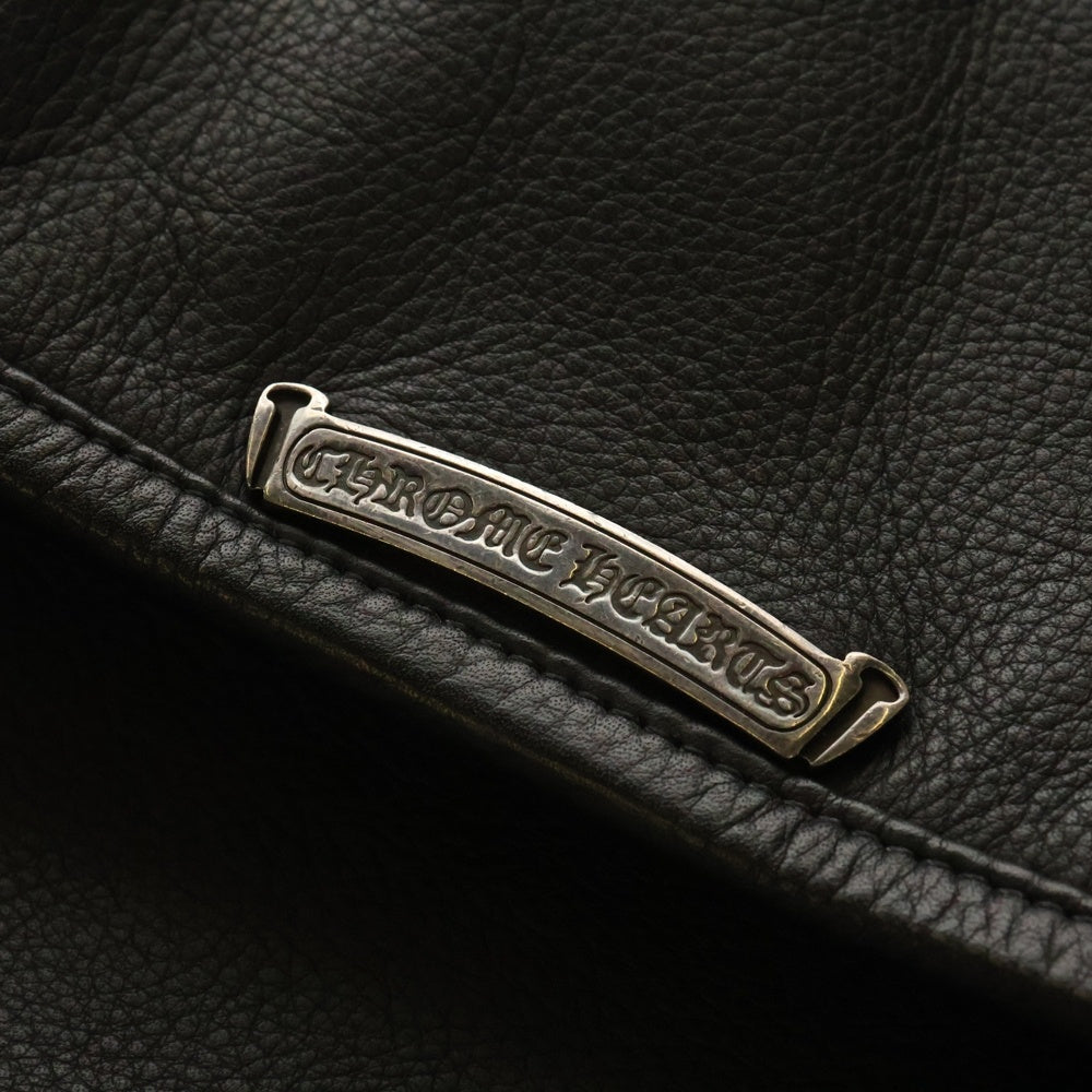CHROME HEARTS(クロムハーツ) SOFT SHOULDER ソフト ショルダーバッグ メッセンジャーバッグ ブラック