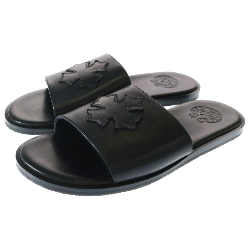 CHROME HEARTS(クロムハーツ) CH SLIDE LEATHER CHプラスパッチレザーサンダル
