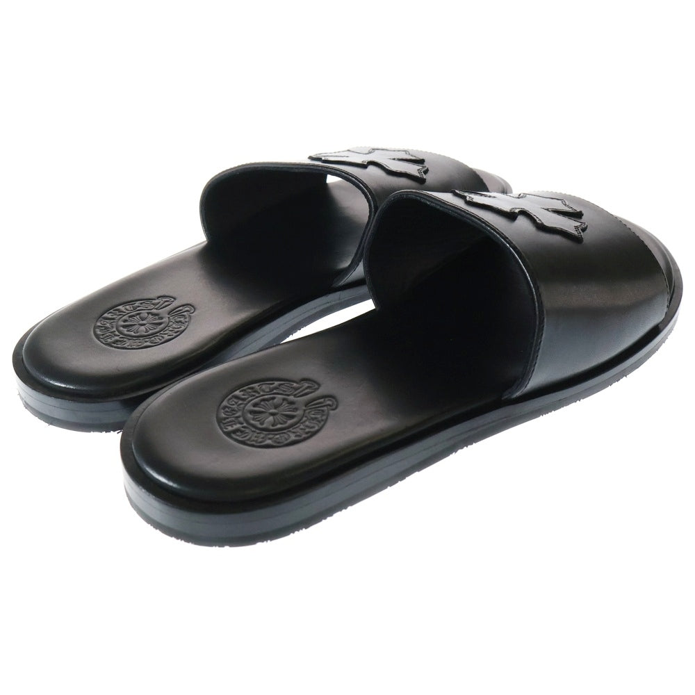 CHROME HEARTS(クロムハーツ) CH SLIDE LEATHER CHプラスパッチレザーサンダル