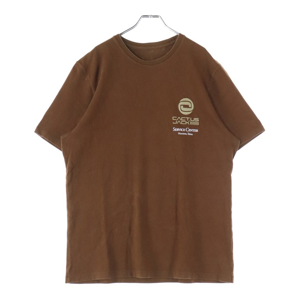 Cactus Jack(カクタスジャック) 21SS Nike x Travis Scott ナイキ × トラヴィススコット ロゴプリントクルーネック半袖カットソーTシャツ