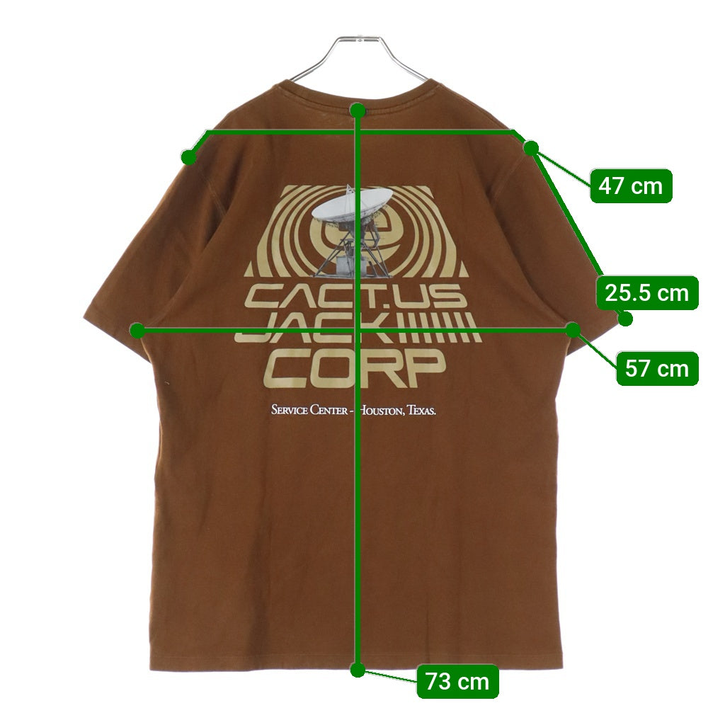 Cactus Jack(カクタスジャック) 21SS Nike x Travis Scott ナイキ × トラヴィススコット ロゴプリントクルーネック半袖カットソーTシャツ