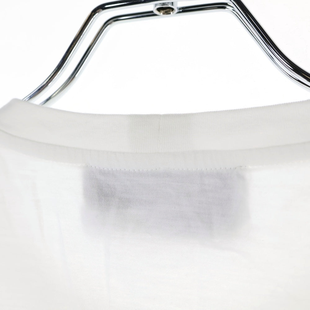 YVES SAINT LAURENT(イヴサンローラン) タワープリント 半袖クルーネックTシャツカットソー ホワイト 288894