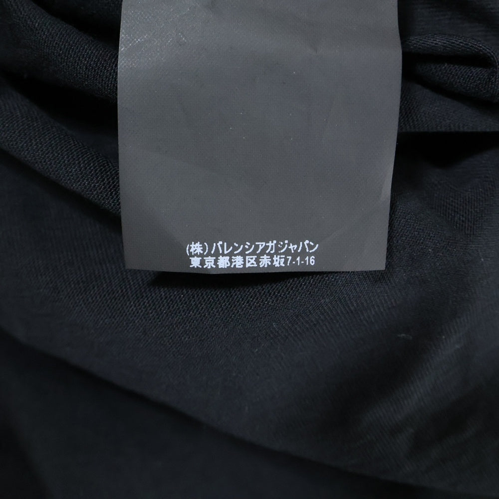 BALENCIAGA(バレンシアガ) ミニロゴプリント 半袖Tシャツカットソー ブラック 486032