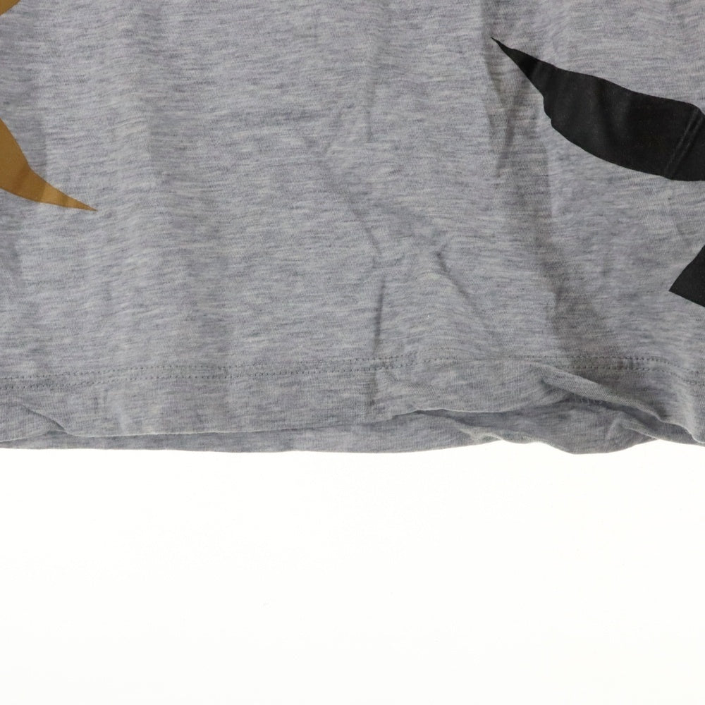 YVES SAINT LAURENT(イヴサンローラン) 総柄バードプリント 半袖クルーネックTシャツカットソー グレー