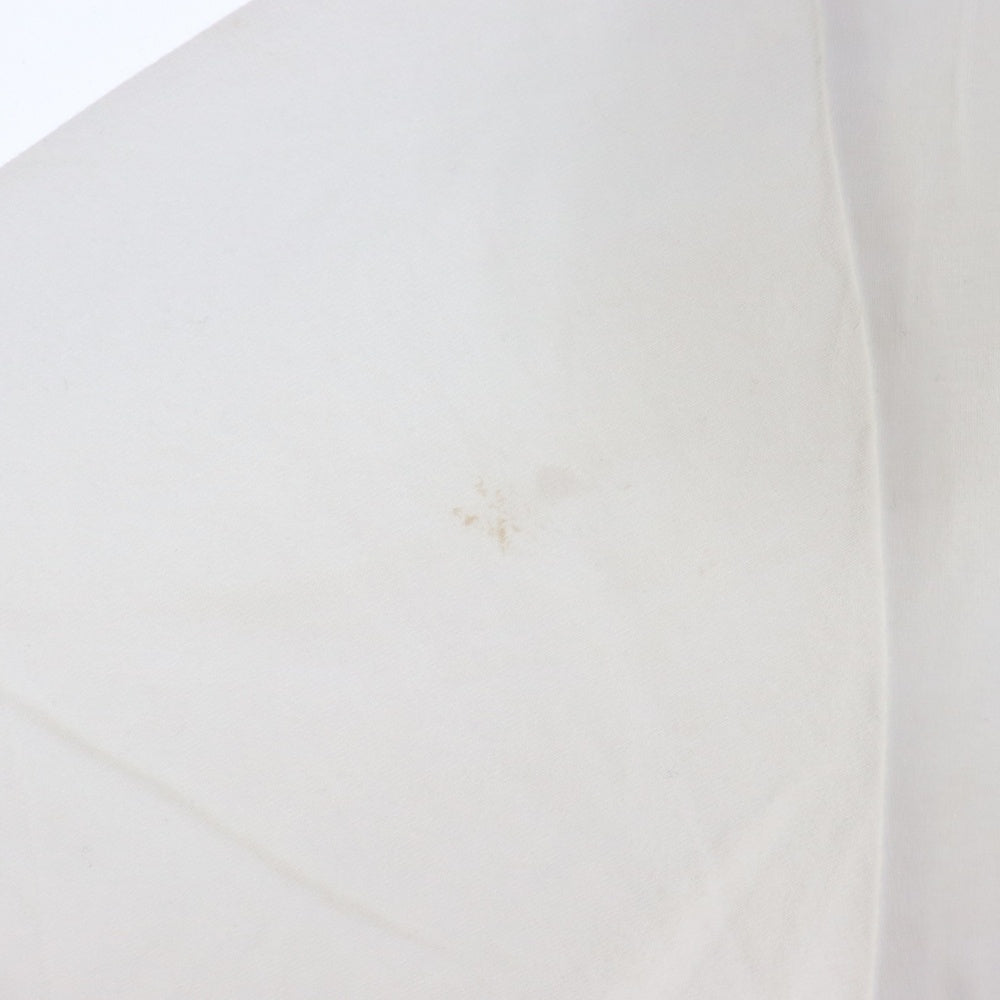 WEWILL(ウィーウィル) バッグプリント 半袖クルーネックTシャツカットソー ホワイト