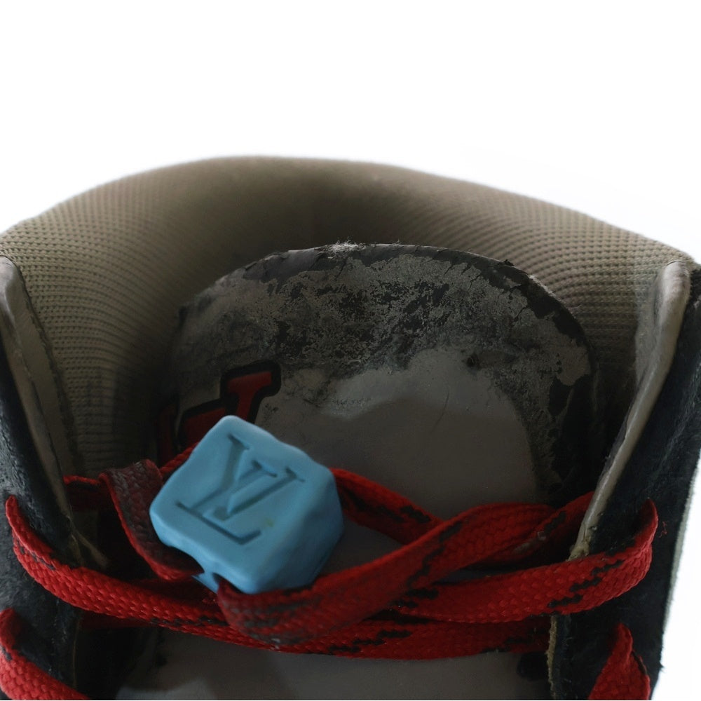 LOUIS VUITTON(ルイヴィトン) LVトレイナーライン スウェードハイカットスニーカー パープル VL1119