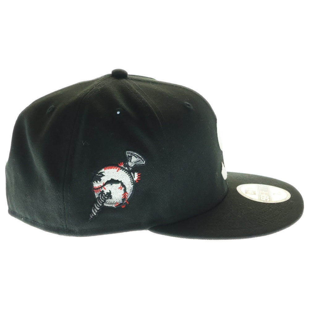 SUPREME(シュプリーム) Screw Ball S Logo Cap Sロゴ ニューエラ ベースボールキャップ ブラック