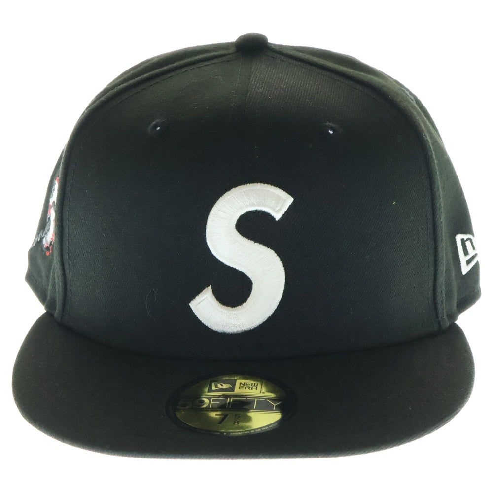 SUPREME(シュプリーム) Screw Ball S Logo Cap Sロゴ ニューエラ ベースボールキャップ ブラック