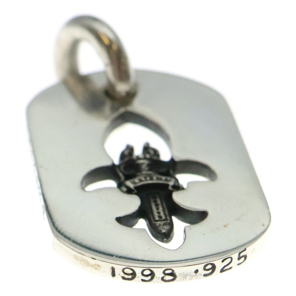 CHROME HEARTS(クロムハーツ) D TAG SML FLE DAG フレアダガードッグタグ スモールドッグタグ ネックレストップ シルバー