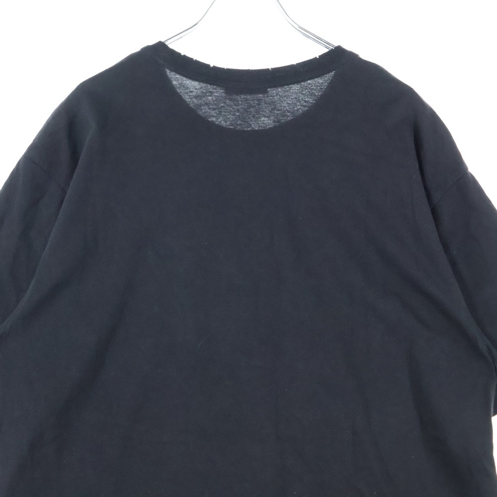 DIOR(ディオール) 24SS ロゴ刺繍 半袖クルーネックTシャツカットソー ブラック 483J635A0817