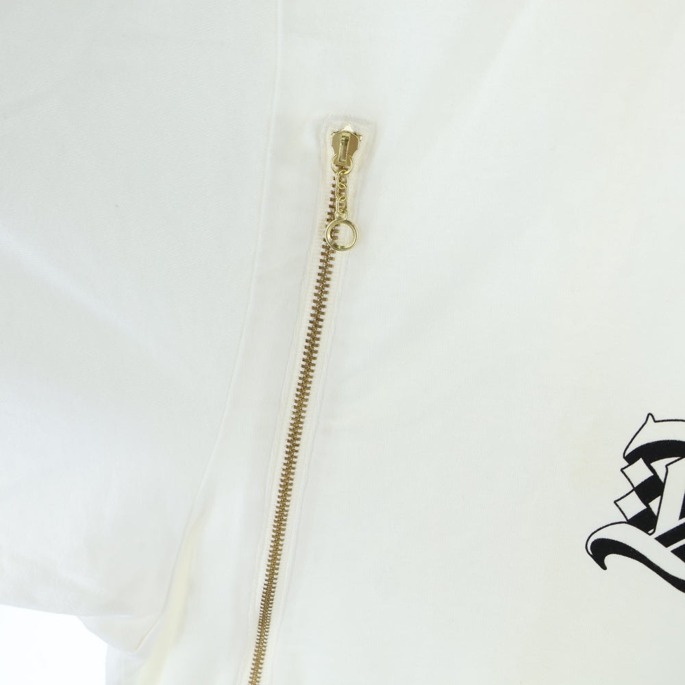 UNDERCOVER(アンダーカバー) 25SS AHZIPTEE You Dont know meGraphic print and zipper on the front オーバーサイズ 再度ファスナーデザイン クルーネック半袖Tシャツ UP2E4811 ホワイト