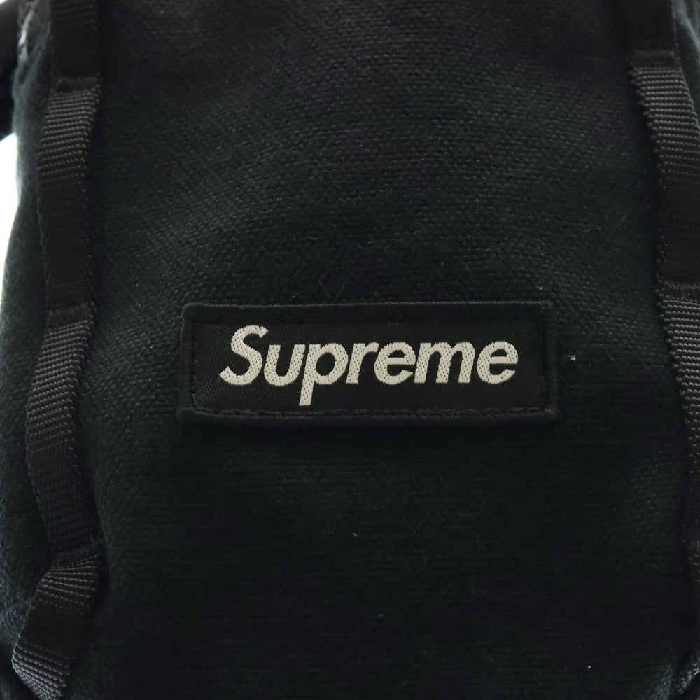 【美品】シュプリーム 25SS カメラバック+ミニポーチ ブラック SUPREME(シュプリーム) 25SS Camera Bag+Mini Pouch スモール