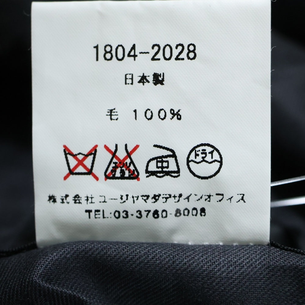NO BRAND(ノーブランド) YUJI YAMADA ユージヤマダ スラックスパンツ ブラック 1804-2028