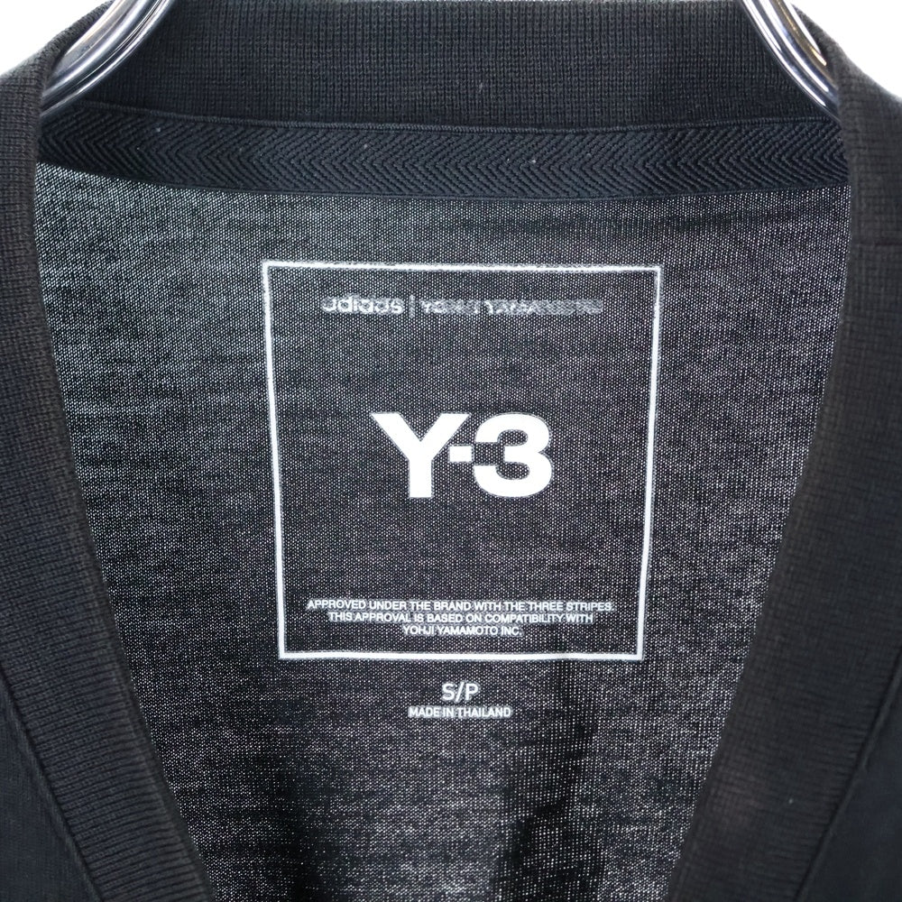 Y-3(ワイスリー) 24AW LOGO LS TEE バックロゴプリント クルーネックロングスリーブTシャツ ブラック
