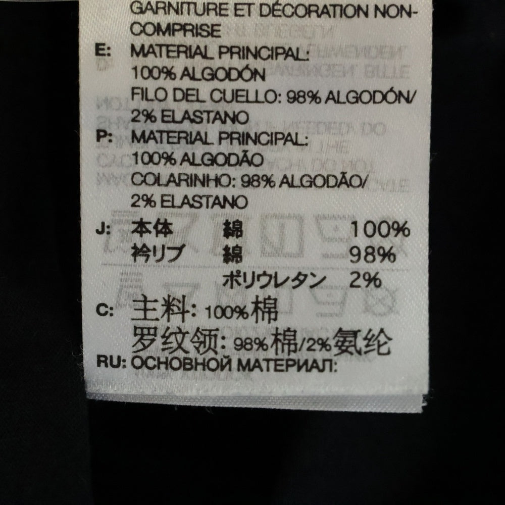Y-3(ワイスリー) 24AW LOGO LS TEE バックロゴプリント クルーネックロングスリーブTシャツ ブラック