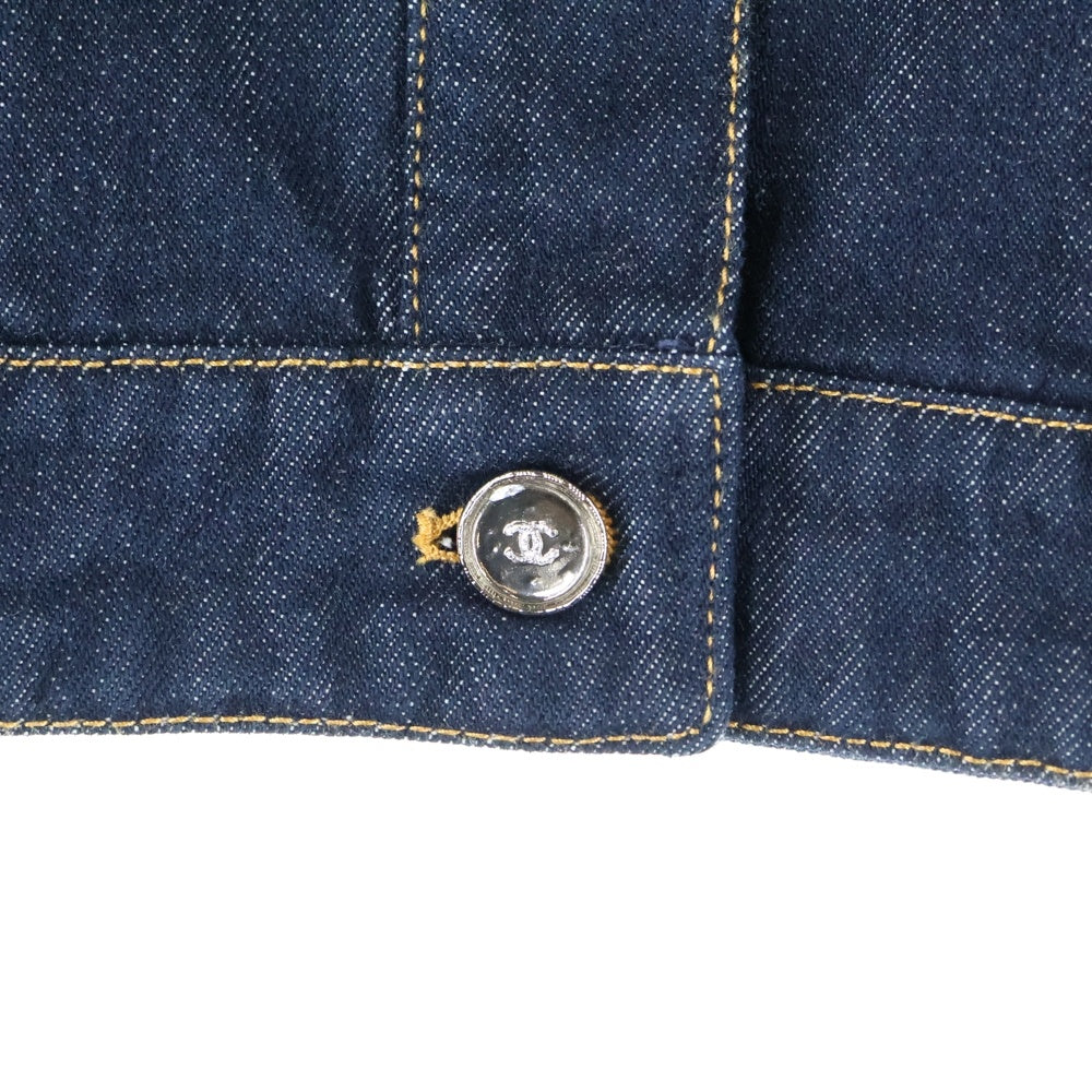 CHANEL(シャネル) ココマークボタン デニムジャケット Gジャン