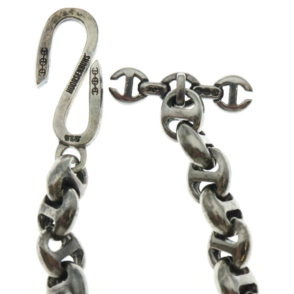 HOORSENBUHS(ホーセンブース) 10MM OPEN-LINK WALLET CHAIN オープンリンク ダイヤ シルバーウォレットチェーン シルバー