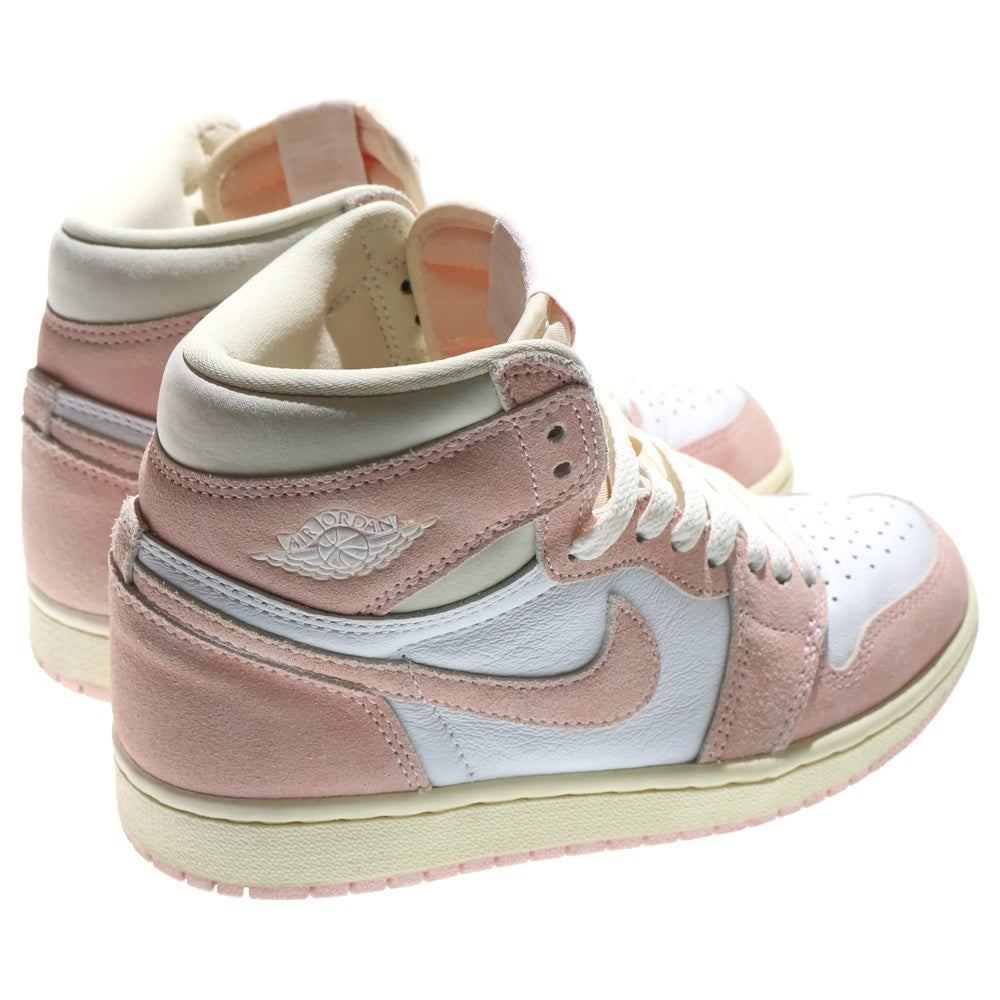 NIKE(ナイキ) WMNS AIR JORDAN 1 RETRO HIGH OG Washed Pink FD2596-600 ウィメンズ エア ジョーダン 1 レトロ ハイ ウォッシュドピンク ハイカットスニーカー US6.5/23.5cm レディース