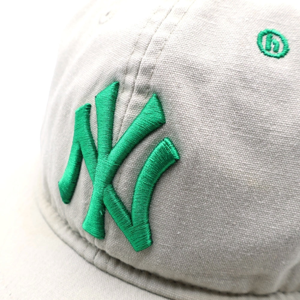 NEW ERA(ニューエラ) × HIDDEN NY 9FIFTY 6パネル ロゴ刺繍 ベースボールキャップ ベージュ