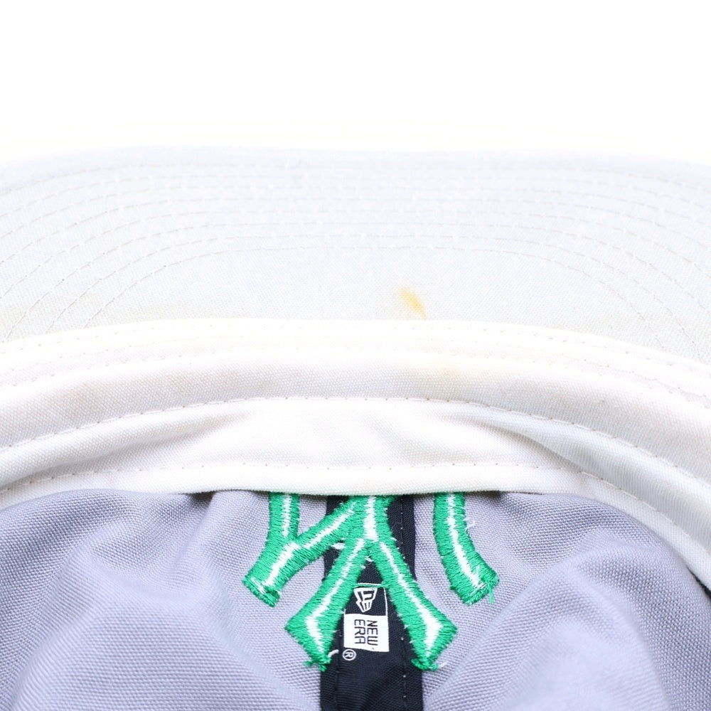 NEW ERA(ニューエラ) × HIDDEN NY 9FIFTY 6パネル ロゴ刺繍 ベースボールキャップ ベージュ