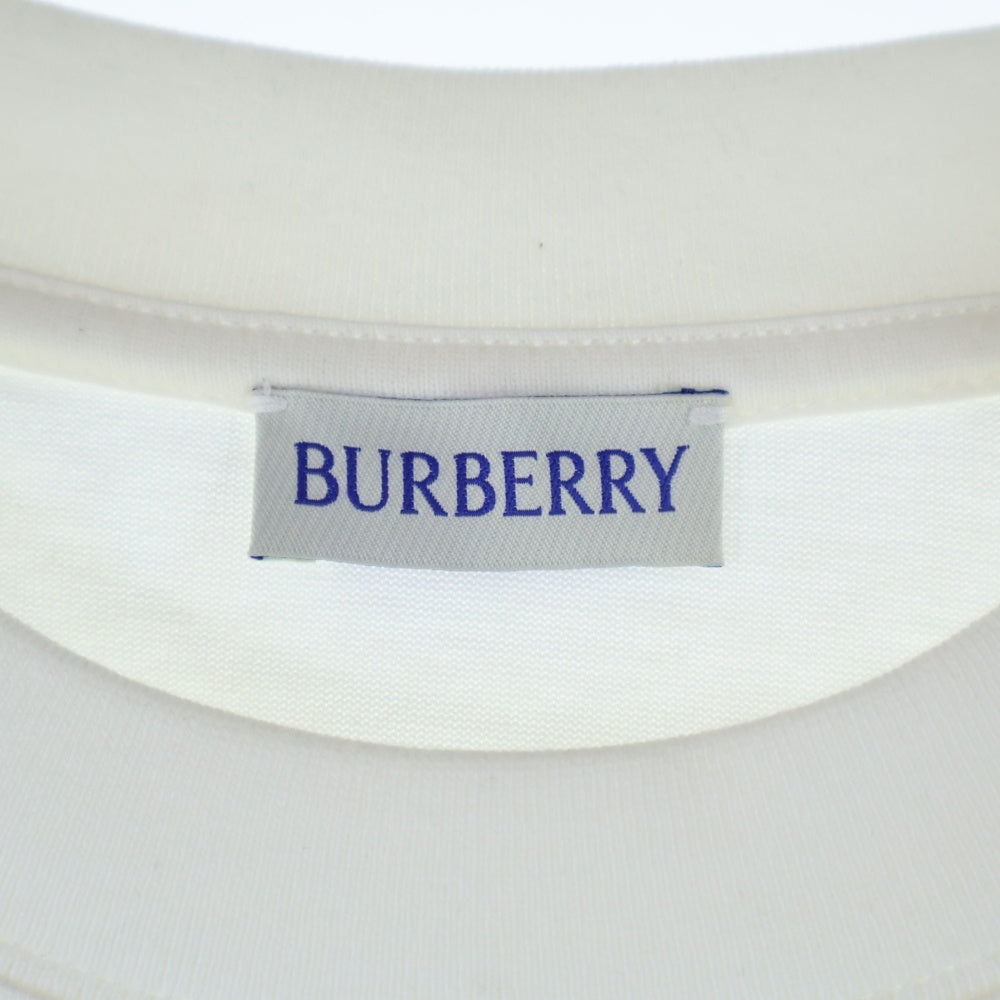 BURBERRY(バーバリー) ロゴ刺繍 フェスティバル クルーネック半袖Tシャツ ホワイト 8109184B8764 レディース