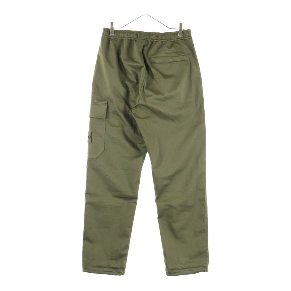 STONE ISLAND(ストーンアイランド) COTTON TWILL STRETCH-TC レギュラー テーパードフィット カーゴパンツ カーキ 8115336F6