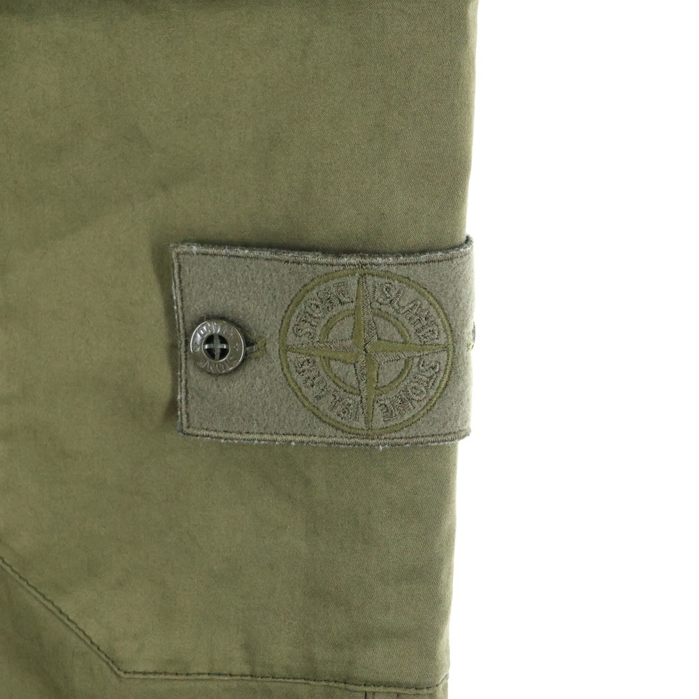 STONE ISLAND(ストーンアイランド) COTTON TWILL STRETCH-TC レギュラー テーパードフィット カーゴパンツ カーキ 8115336F6