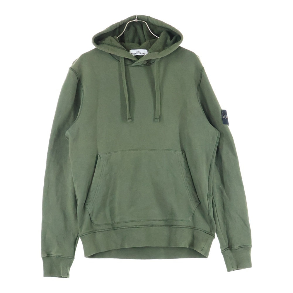STONE ISLAND(ストーンアイランド) 20FW Hood Sweatshirt アームロゴワッペン プルオーバーパーカー カーキ 731564120