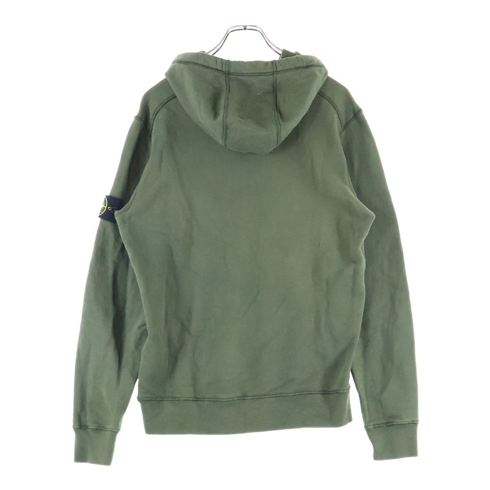 STONE ISLAND(ストーンアイランド) 20FW Hood Sweatshirt アームロゴワッペン プルオーバーパーカー カーキ 731564120