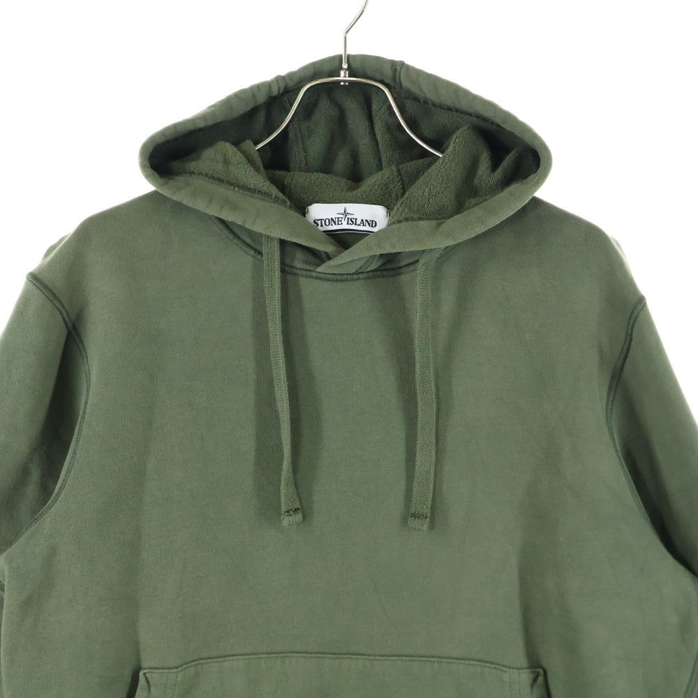 STONE ISLAND(ストーンアイランド) 20FW Hood Sweatshirt アームロゴワッペン プルオーバーパーカー カーキ 731564120