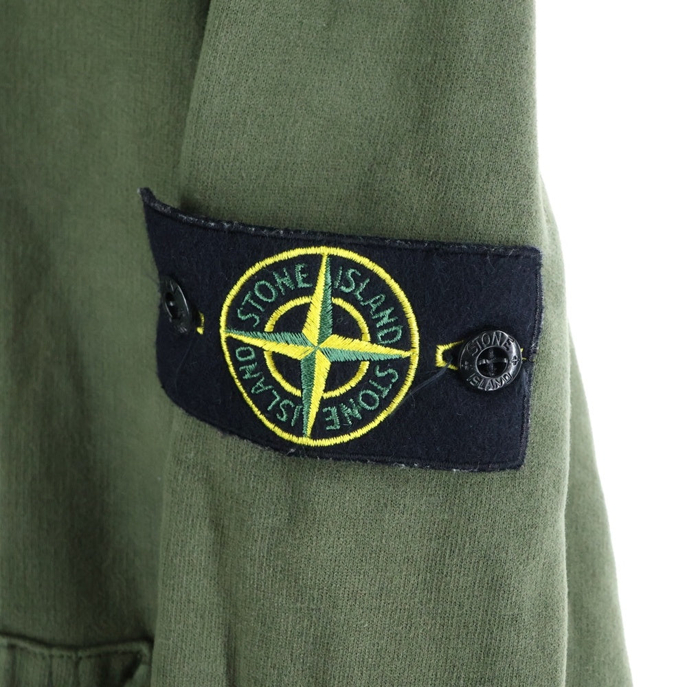 STONE ISLAND(ストーンアイランド) 20FW Hood Sweatshirt アームロゴワッペン プルオーバーパーカー カーキ 731564120