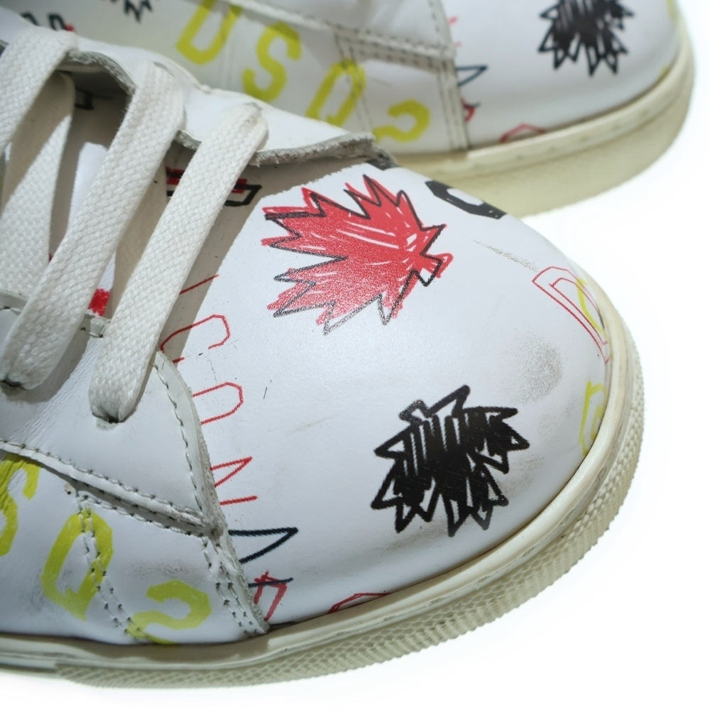 DSQUARED2(ディースクエアード) LHP グラフィックプリント ローカットスニーカー マルチ