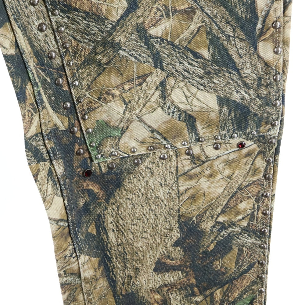 SUPREME(シュプリーム) x B.B. Simon Studded Double Knee Painter Pant リアルツリーカモ スタッズ カーペンターパンツ カーキ