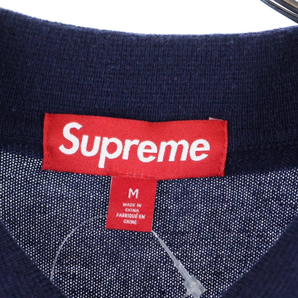 SUPREME(シュプリーム) 25SS Herringbone Cardigan ヘリンボーンカーディガン ネイビー