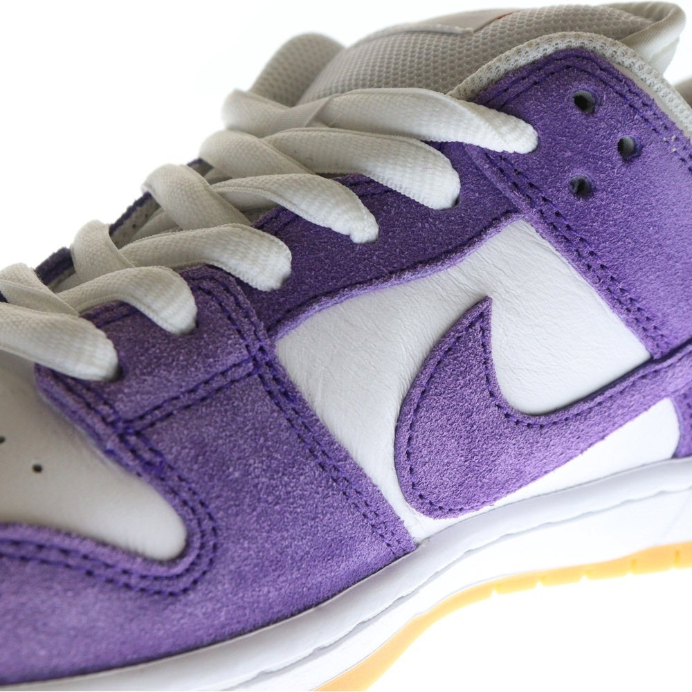 NIKE SB(ナイキエスビー) DUNK LOW PRO ISO ORANGE RABEL ダンク プロ ISO オレンジレーベル ローカットスニーカー ホワイト/パープル US8.5/26.5cm DV5464-500