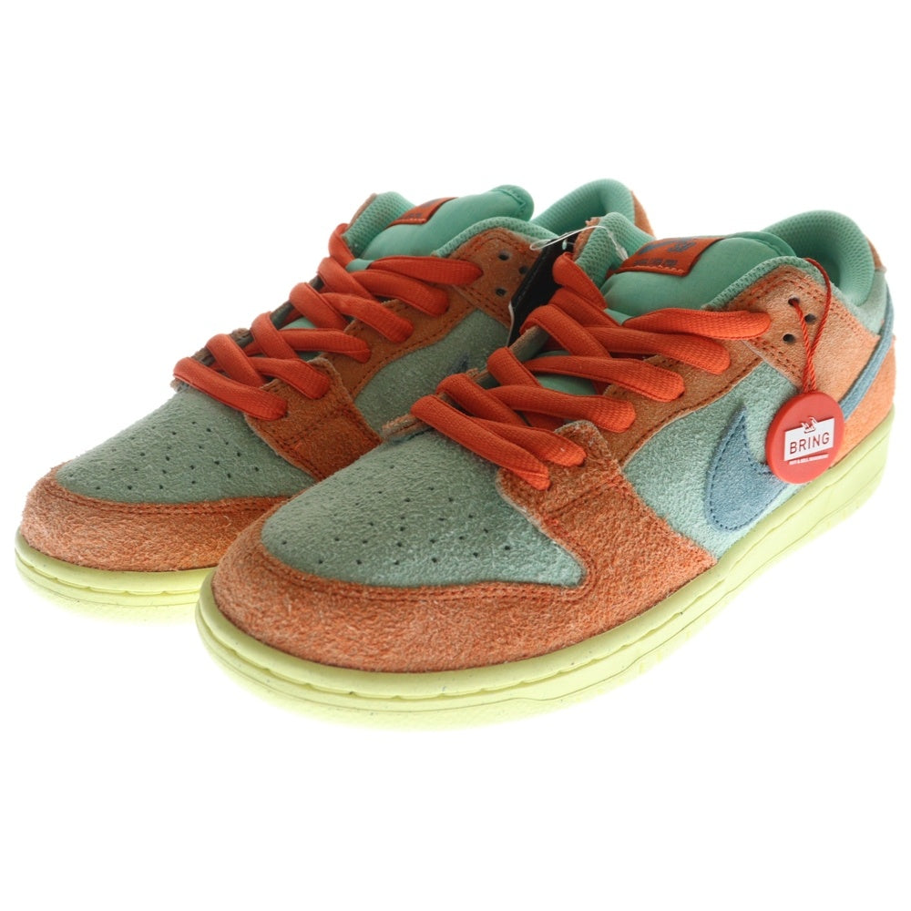 NIKE SB(ナイキエスビー) SB DUNK LOW PRO PRM Orange and Emerald Rise SB ダンク ロー プロ PRM オレンジ アンド エメラルドライズ ローカットスニーカー US8.5/26.5cm DV5429-800