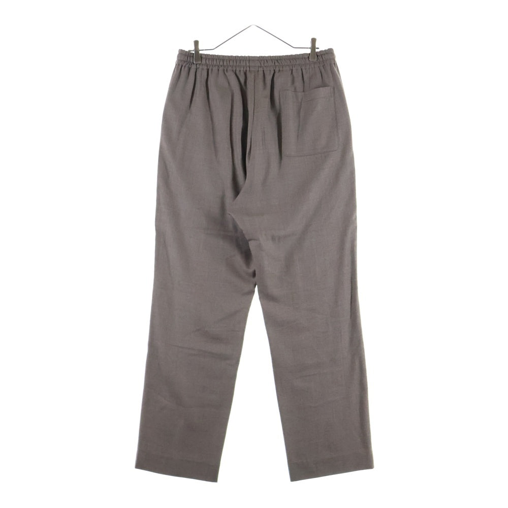 AURALEE(オーラリー) 23AW SUPER LIGHT WOOL EASY SLACKS ライトウール イージースラックス パンツ A23AP02OS チャコールグレー