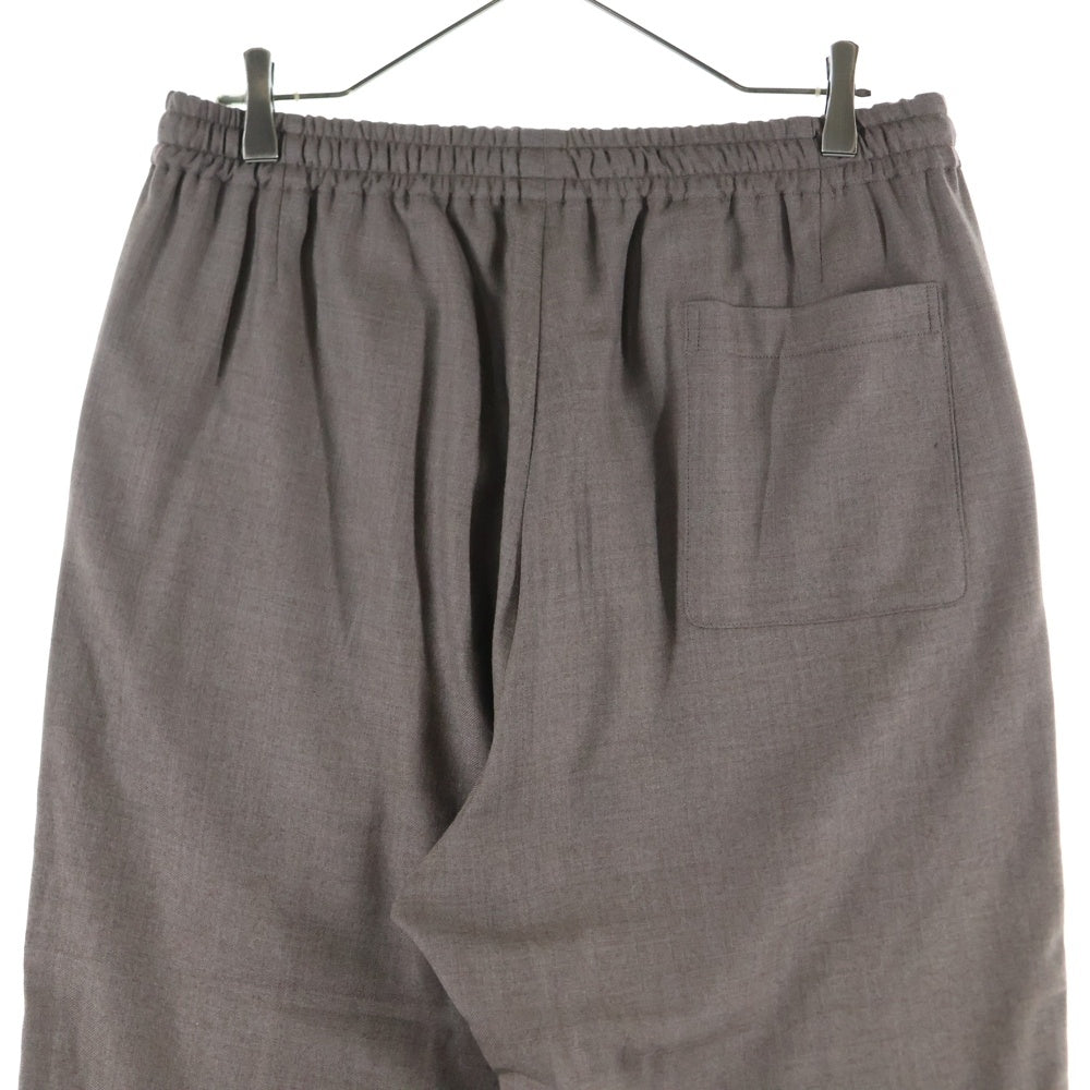 AURALEE(オーラリー) 23AW SUPER LIGHT WOOL EASY SLACKS ライトウール イージースラックス パンツ A23AP02OS チャコールグレー