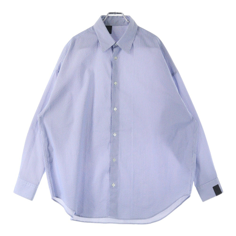 N.HOOLYWOOD(エヌハリウッド) ボーダー 長袖シャツ ブルー 2231-SH07-002