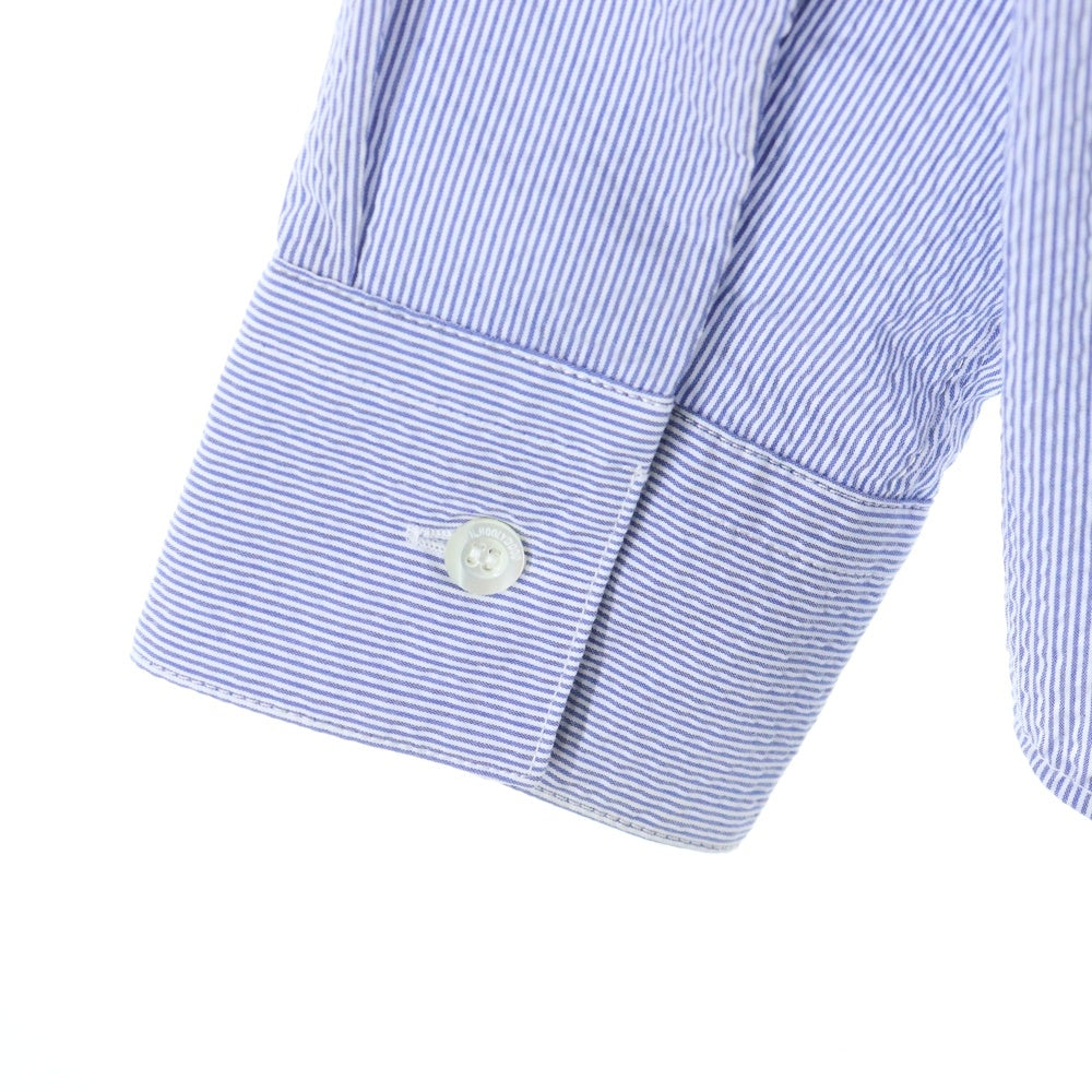 N.HOOLYWOOD(エヌハリウッド) ボーダー 長袖シャツ ブルー 2231-SH07-002