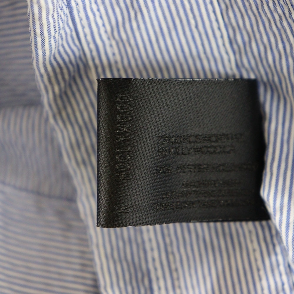 N.HOOLYWOOD(エヌハリウッド) ボーダー 長袖シャツ ブルー 2231-SH07-002